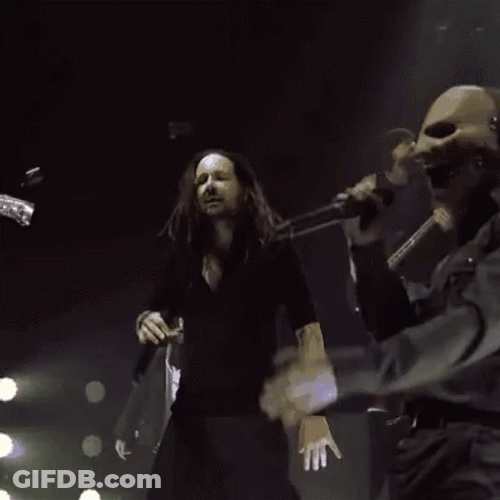 Korn Rock Band Performing GIF
