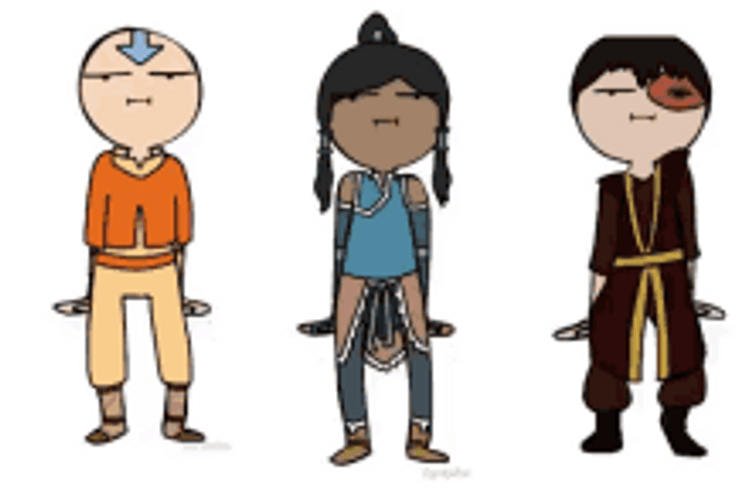 Korra Cute Dancing Animation GIF