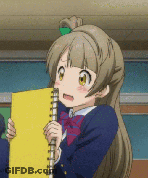 Kotori Minami Shivering GIF