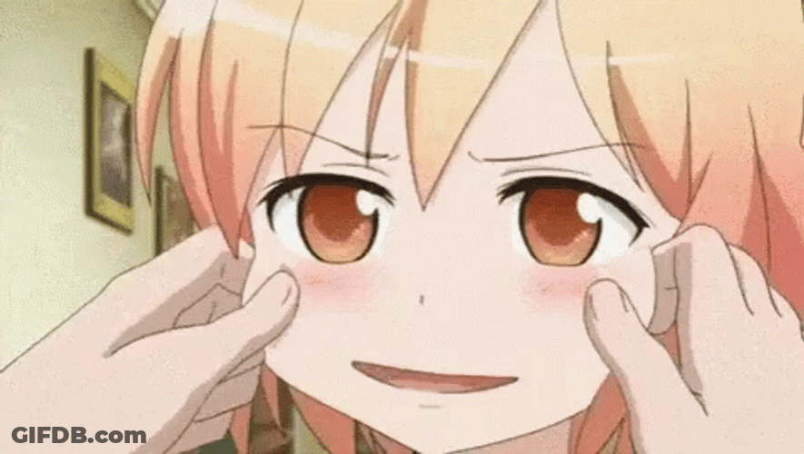 Kotoura San Face Pulls GIF
