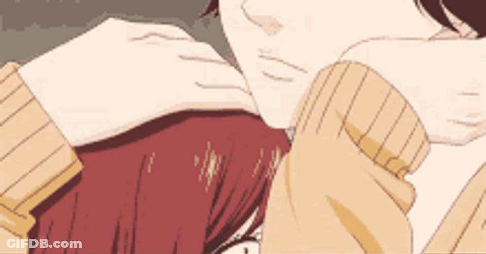 Kou And Futaba Blue Spring Ride Comfort Hug GIF