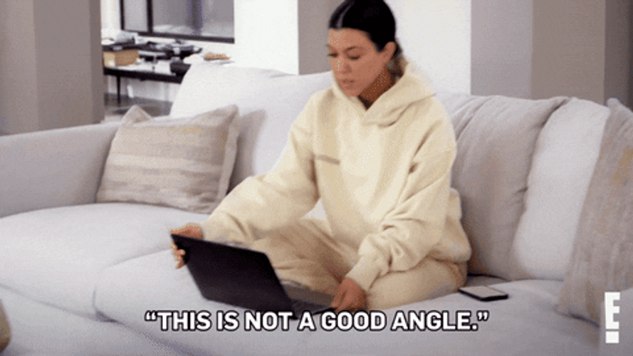 Kourtney Kardashian Video Call GIF