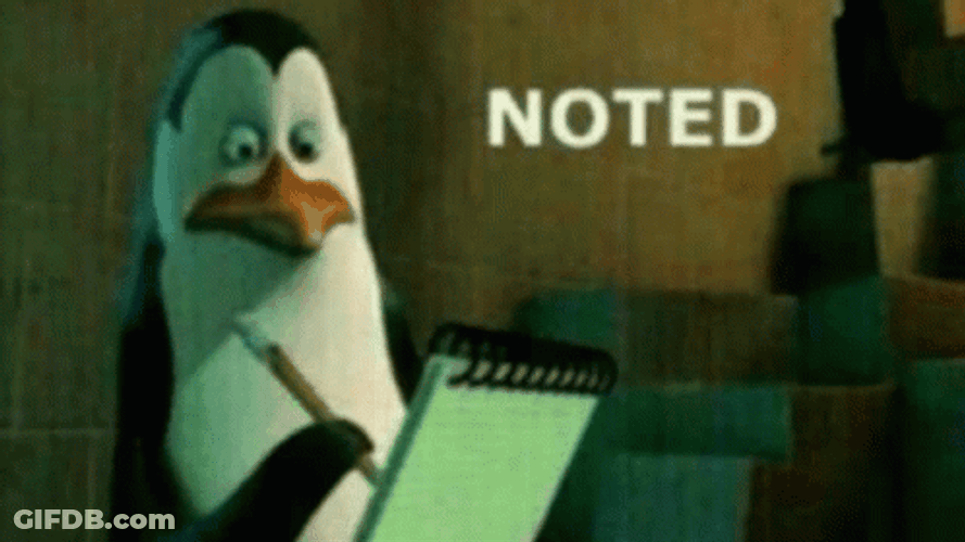 Kowalski Noted GIF