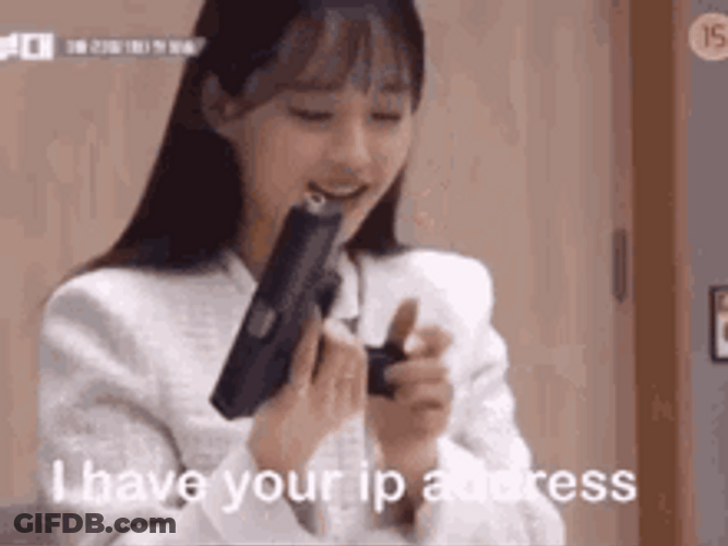Kpop Artist Fun Laughing Gun Pose GIF