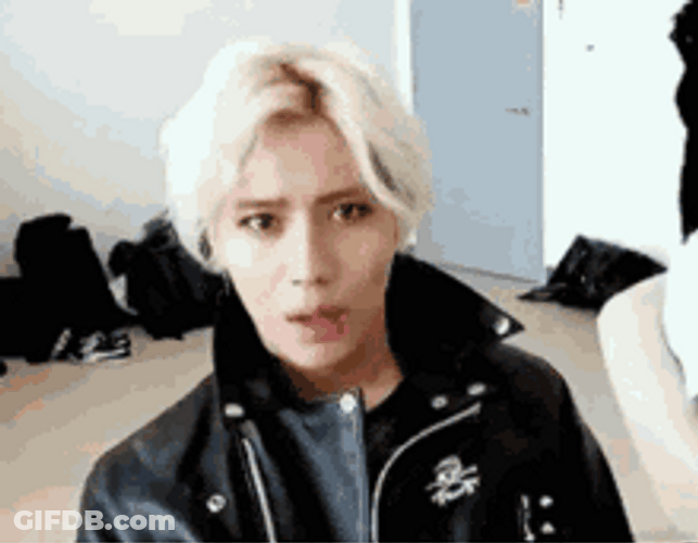 Kpop Artist Taemin Awkward Stare GIF