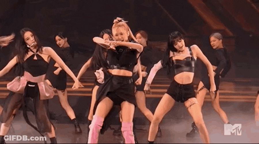 Kpop Blackpink Rose Park Mini Skirt Dance GIF