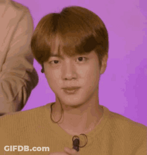 Kpop BTS Jin Wink GIF