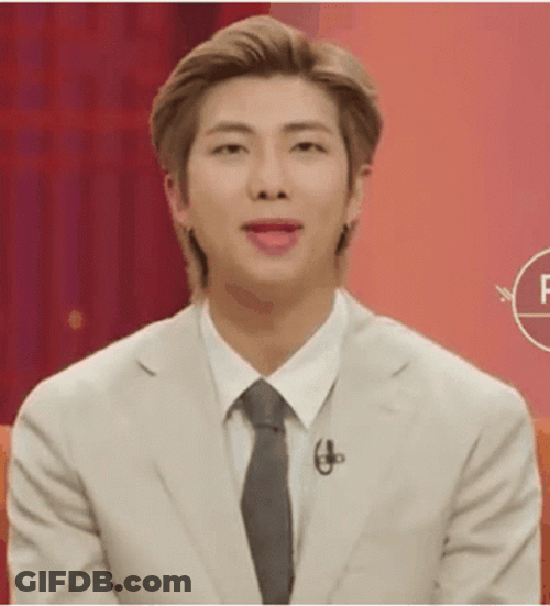 Kpop BTS Rm Bow Down GIF
