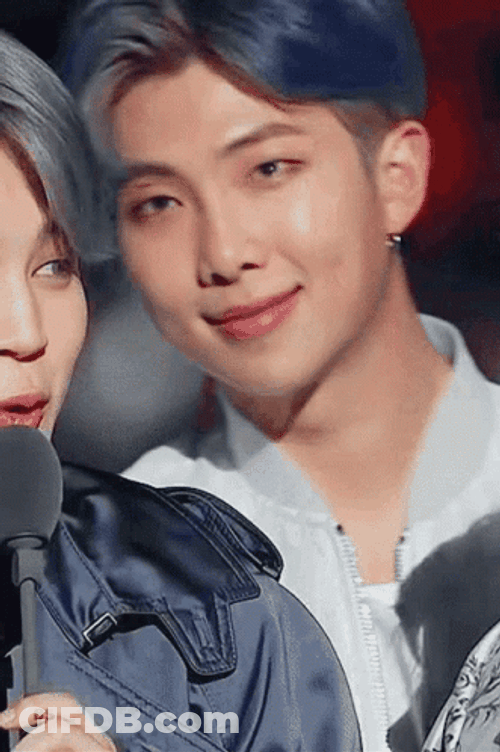 Kpop BTS Rm Cute Stare GIF