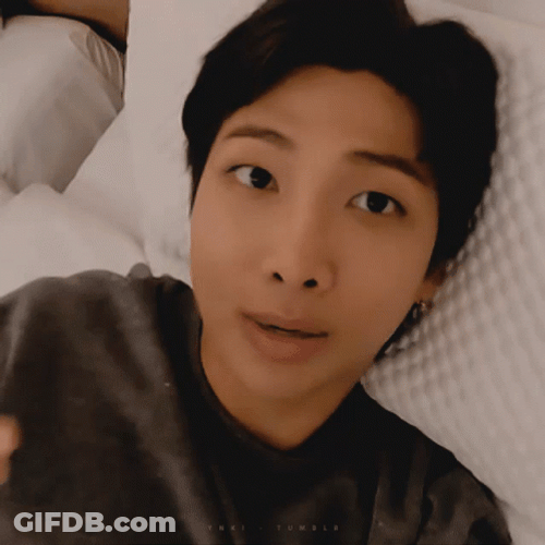 Kpop BTS Rm Flying Kiss GIF