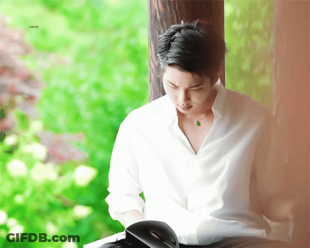 Kpop BTS Rm Reading GIF