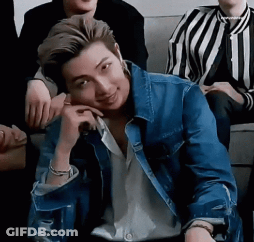 Kpop BTS Rm Staring GIF