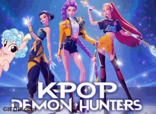 Kpop Demon Hunters Three Girls GIF