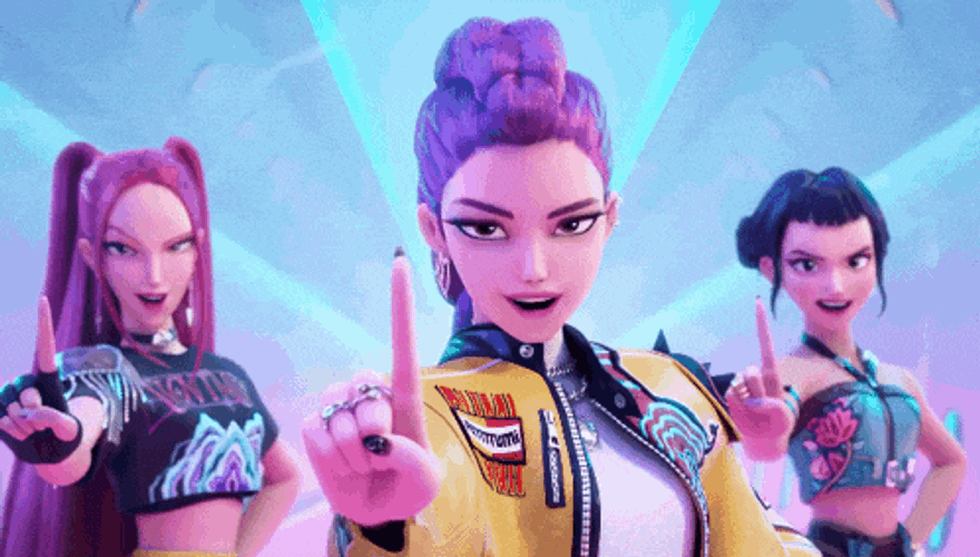 Kpop Demon Hunters Wave GIF