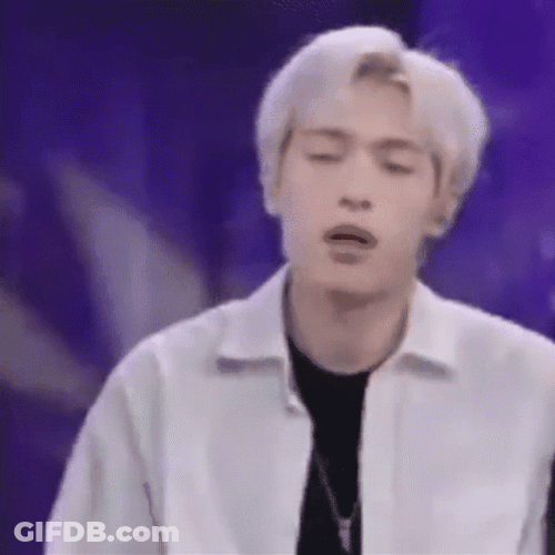 Kpop Gaon Prank Choke Himself GIF