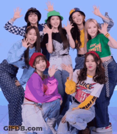 Kpop Group Exit Wave Pose Weekly GIF