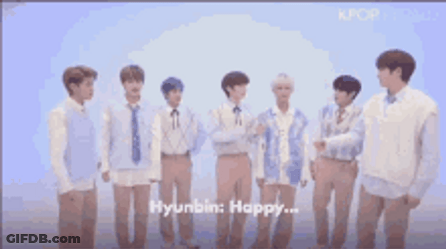 Kpop Hyunbin Happy Birthday Song GIF