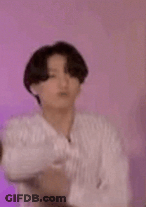 Kpop Idol BTS Jungkook Heart Pumping Dance GIF