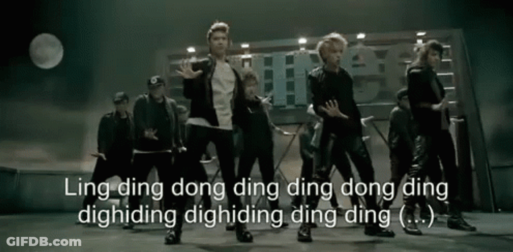 Kpop Shinee Ring Ding Dong Ding Ding Ding GIF