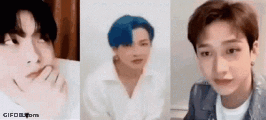 Kpop Trio Ateez Straykids And Txt GIF