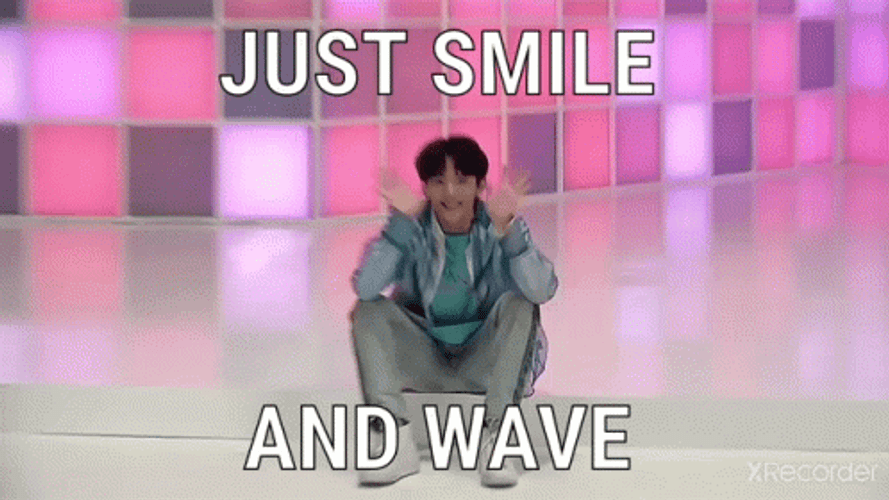 KPop Verivery Yoo Kangmin Adorable Smile And Wave GIF