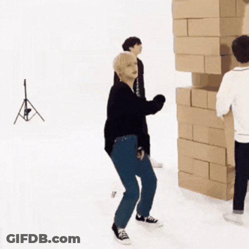Kpop Yeonjun Cute Victory Dance GIF