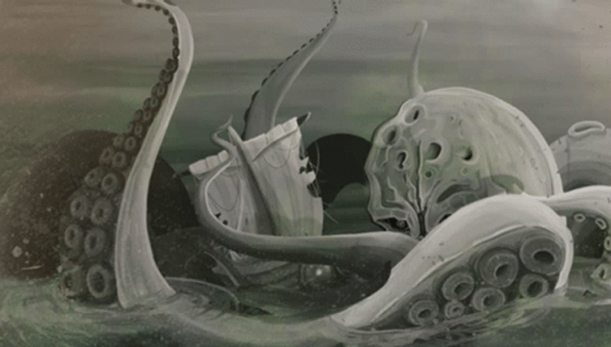 Kraken Animated Octopus GIF