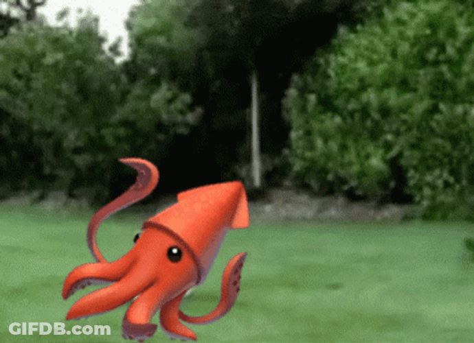 Kraken Apple Squid Emoji GIF