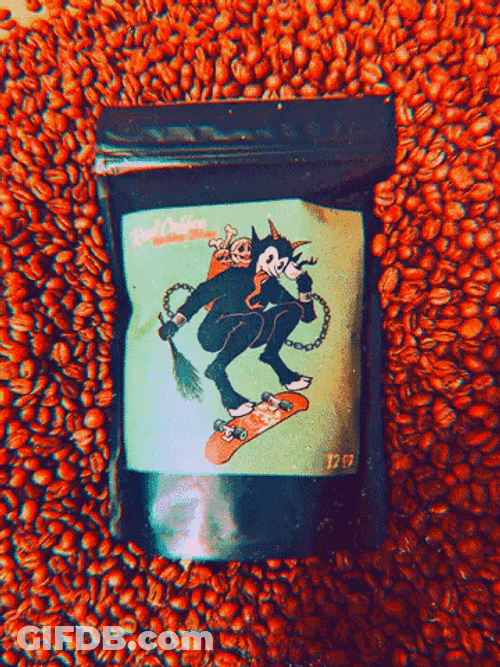 Krampus Coffee Pack GIF