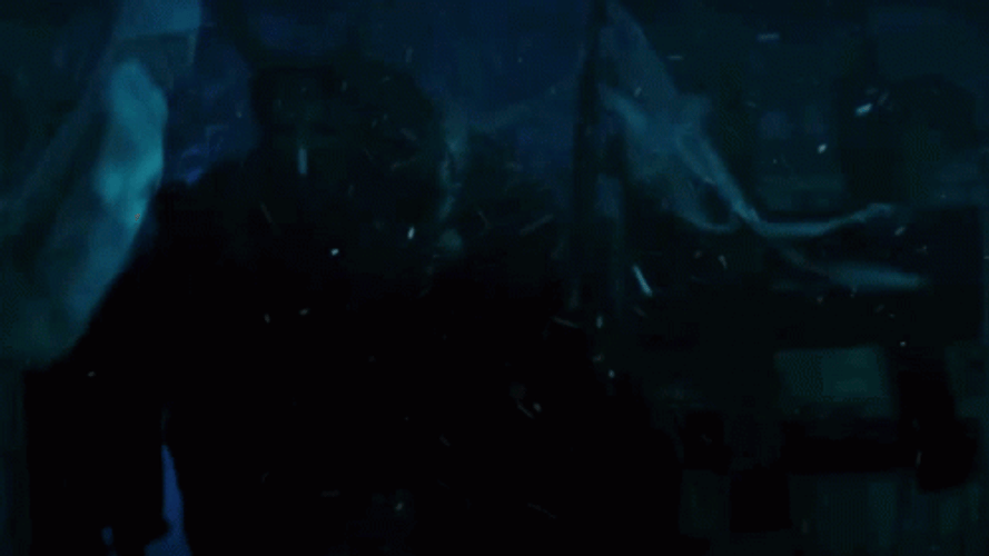 Krampus In A Stormy Night GIF