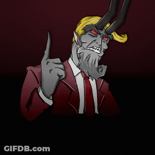 Krampus You're Fired GIF