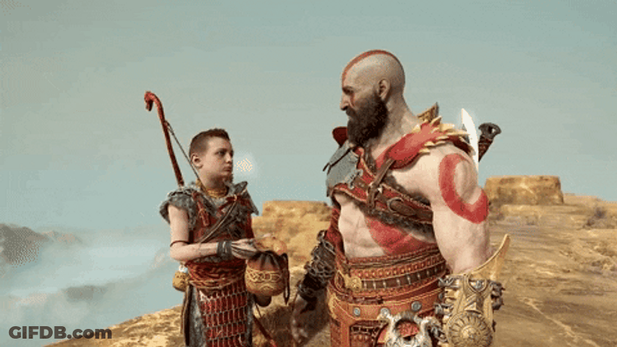 Kratos Atreus God Of War GIF