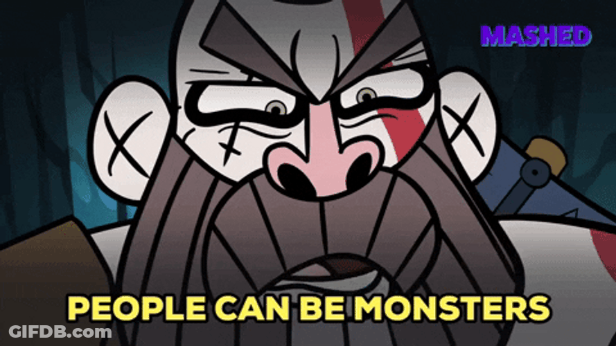 Kratos God Of War Monster People GIF