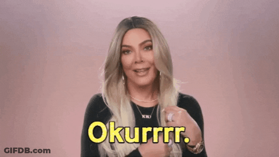 Kris Jenner Says Okurrr GIF