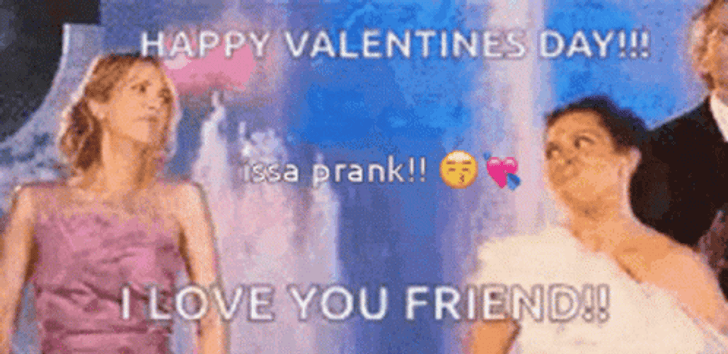 Kristen And Maya Happy Valentines Day GIF