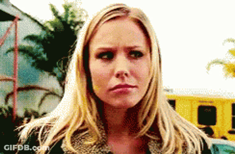 Kristen Bell Can't Hear You Motion GIF