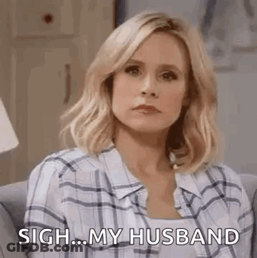 Kristen Bell Head Shake GIF