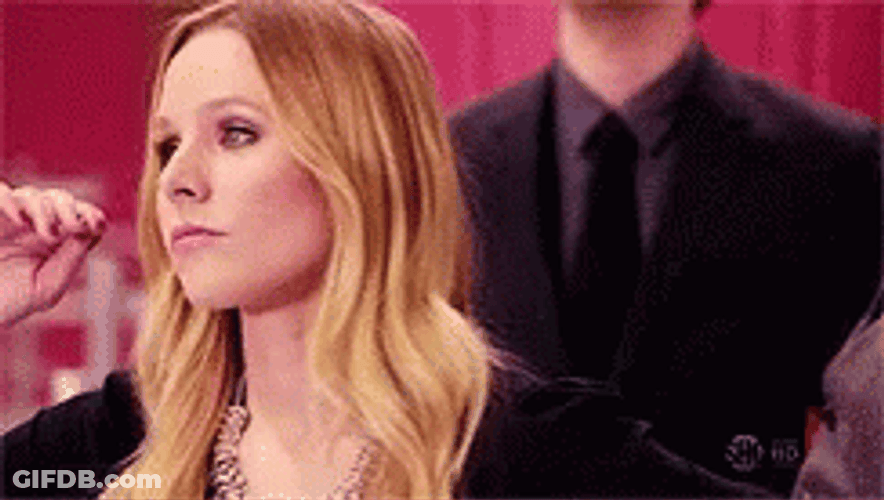 Kristen Bell Headache GIF