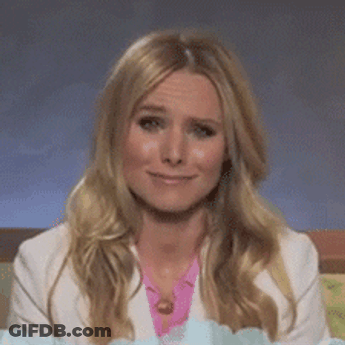 Kristen Bell Laugh Cry GIF