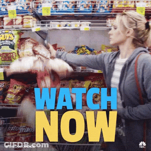 Kristen Bell Watch Now Hoarders GIF