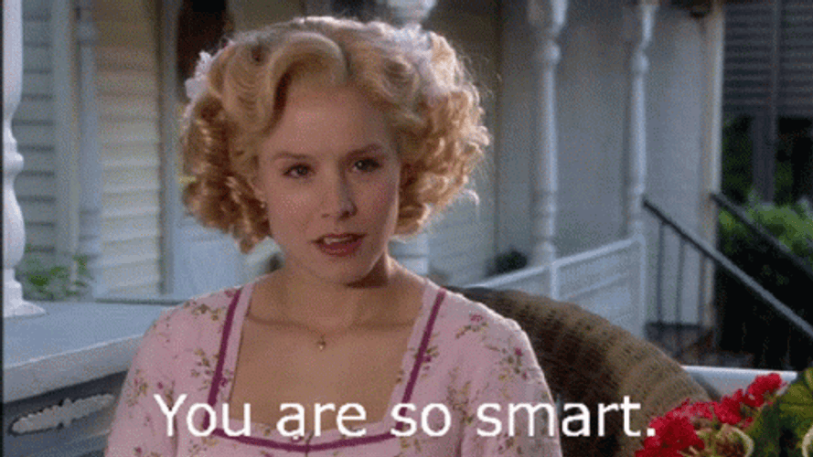 Kristen Bell You're So Smart Clever Girl GIF