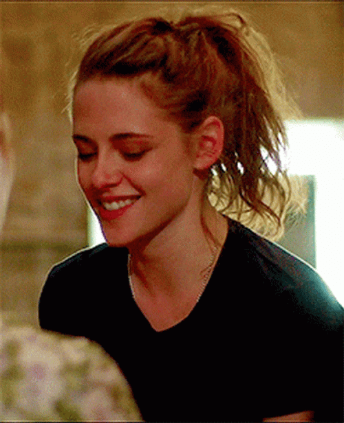 Kristen Stewart Cute Nodding GIF