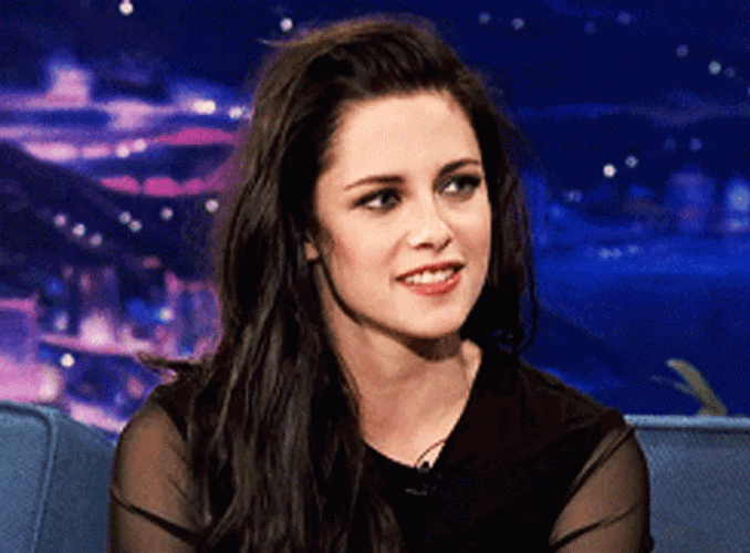 Kristen Stewart Humbly Say Yes GIF