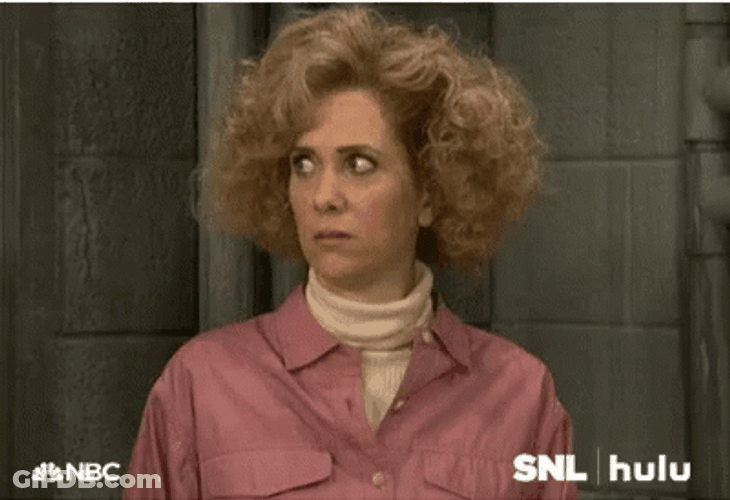 Kristen Wiig Smirk Sweater Weather Snl GIF