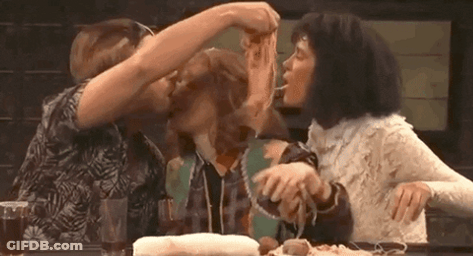 Kristen Wiig Spaghetti GIF