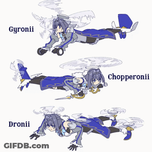 Kronii Helicopter Meme GIF