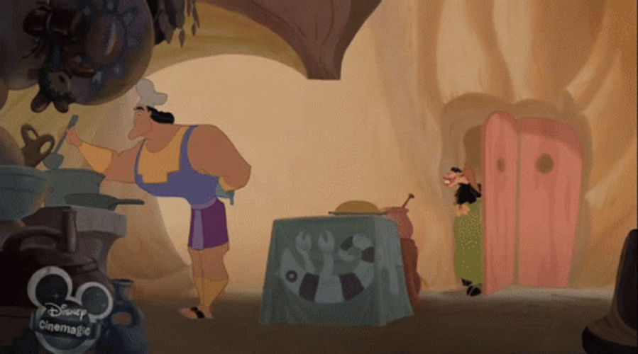 Kronk Cooking Cartoon GIF