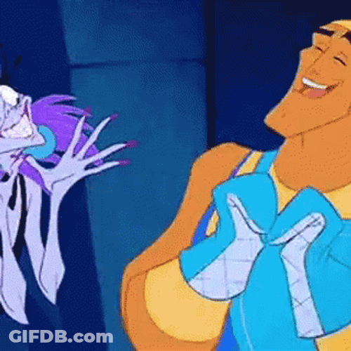Kronk Laughing Giggling GIF