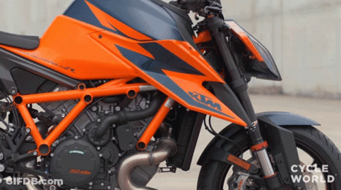 KTM Motorcycle With Cycle World GIF
