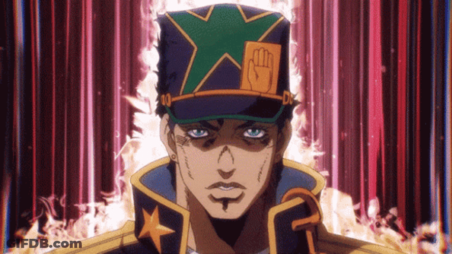 Kujo Jotaro Star Platinum Angry GIF